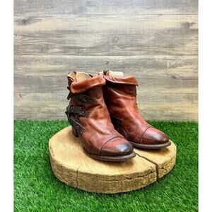 Freebird Women - Size 11 - Circe Buckle Heel Zipper Ankle Boots 56042